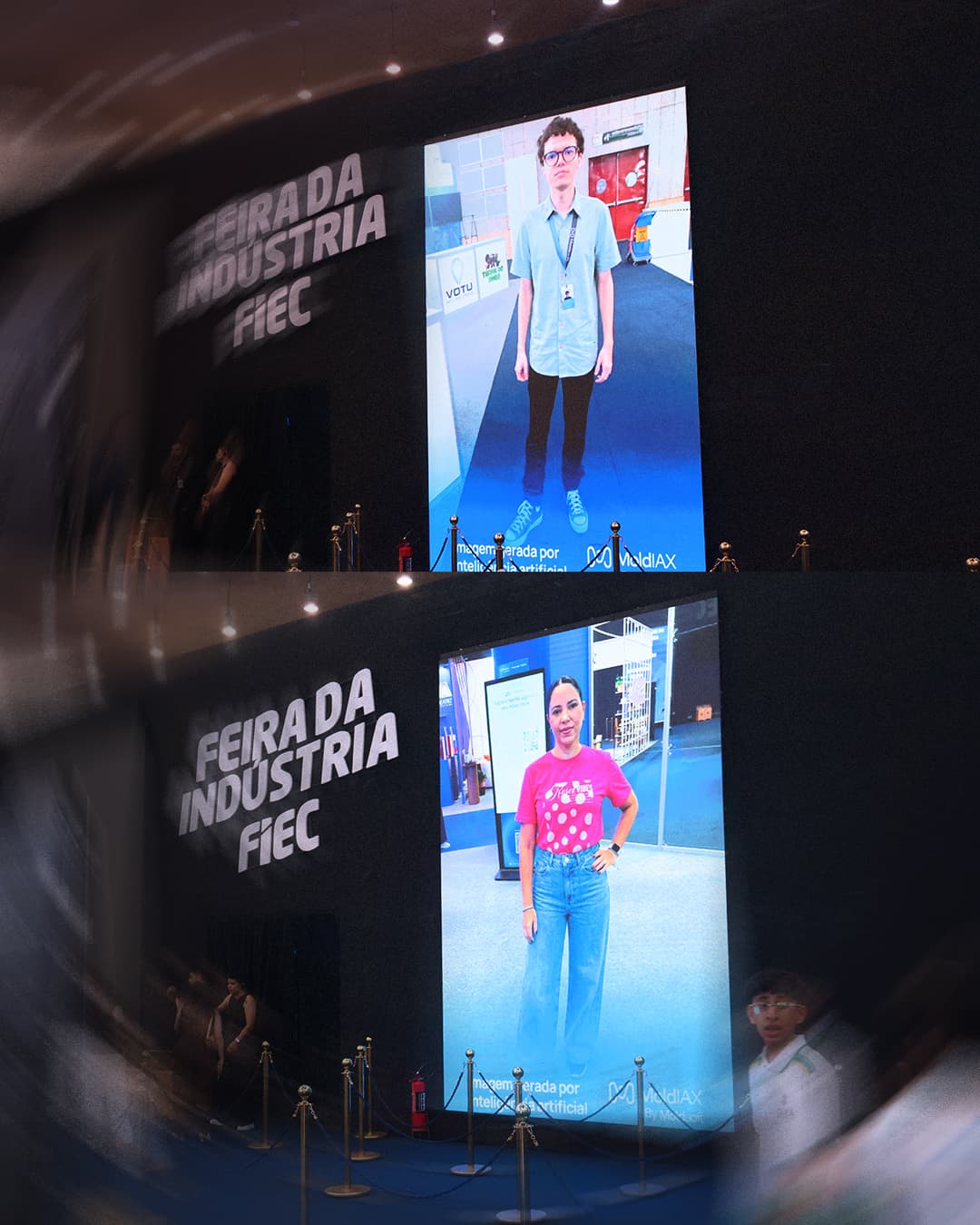 Experiência de compra com provador virtual