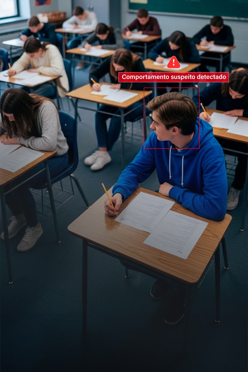 Detecção de colas e fraudes em provas