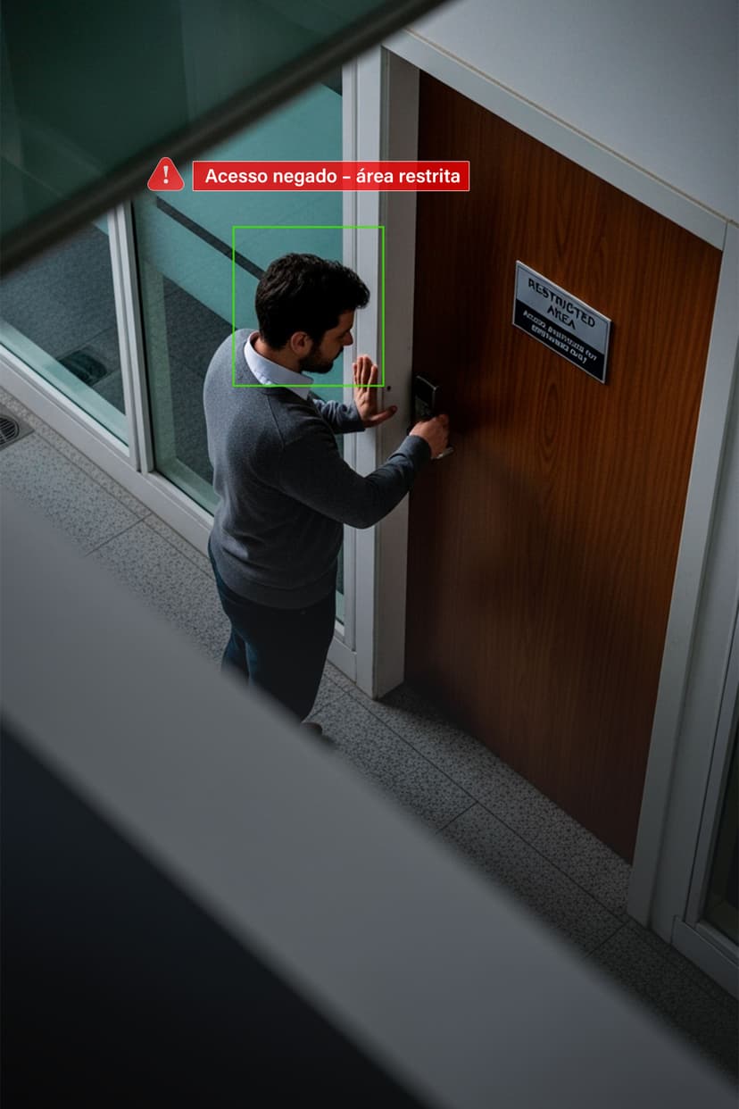 Controle de fluxo e acesso a áreas restritas