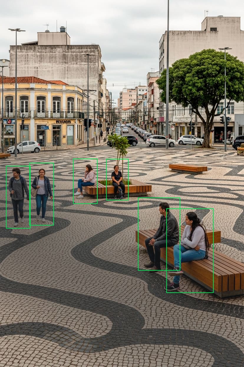 Monitoramento de fluxo de pessoas em repartições e espaços públicos
