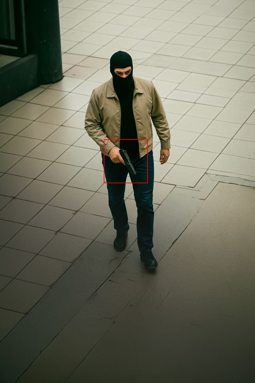 Detecção de armas de fogo em tempo real