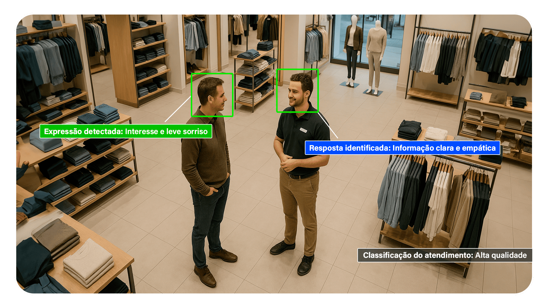 Identificação de Interações e Emoções